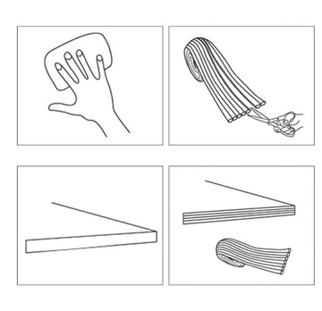Taśma Ochronna na Kanty Stołu - Czarna - 200 cm - Bezpieczne Zabezpieczenie