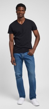 Lee STRAIGHT FIT Extreme Motion WYGODNE PROSTE SPODNIE JEANSOWE W32 L30