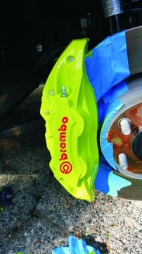 BREMBO naklejka na zacisk ŁUK 5,5cm x 1,5cm