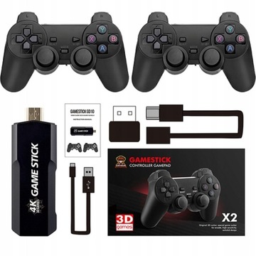 GRA 4K BEZPRZEWODOWA KONSOLA RETRO 2 PADY 20000GRY