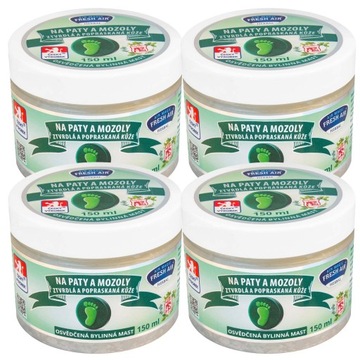 Maść na odciski suche popękane pięty 4x150 ml