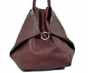 КОЖАНАЯ СУМКА-ШОППЕР 100% НАТУРАЛЬНАЯ КОЖА