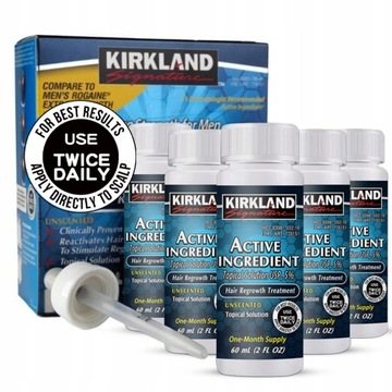 В упаковке 6*60 мл KirKland Эссенция для роста волос 5%