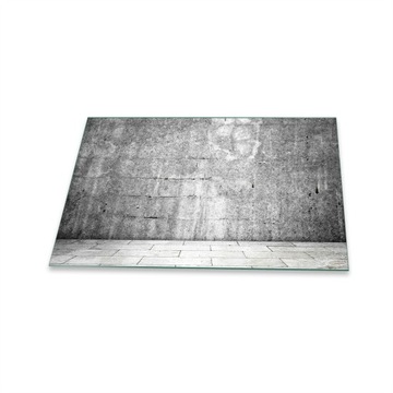 Płytka szklana ochronna na kuchenkę Beton 80x52