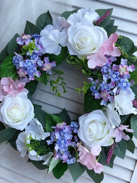 ДВЕРНОЙ ВЕНОК, ЦВЕТОЧНЫЙ ВЕНОК, ПЛЕТЕНЫЙ ВЕНОК