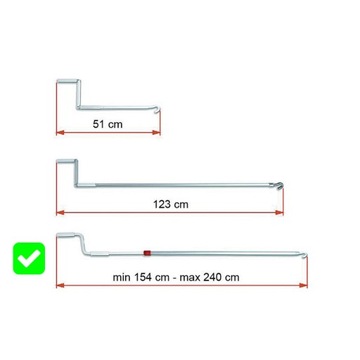 Korba do zwijania markizy Telescopowa Fiamma