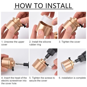 Черная электрическая укупорочная машина для бутылок мощностью 80 Вт