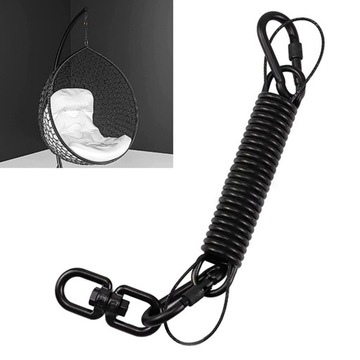 Heavy Duty Swing Spring, Portable, with 2 Hooks, Shock Absorbing ,Hammock