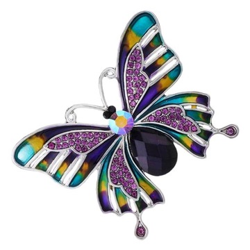 DEKORACYJNA PIERSIOWKA MOTYL