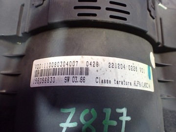 ALFA ROMEO 147 04-10 1.6 105KM PŘÍSTROJOVÁ DESKA BUDÍKY 156056630