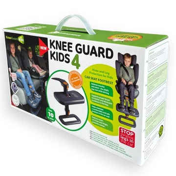 KneeGuardKids 4 НОВАЯ УДОБНАЯ ДЕТСКАЯ ПОДНОГА ДЛЯ АВТОМОБИЛЯ - универсальная