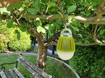 ФОНАРЬ ИНСЕКТИЦИДНАЯ ЛАМПА ОТ КОМАРОВ IPX4 БАТАРЕЯ