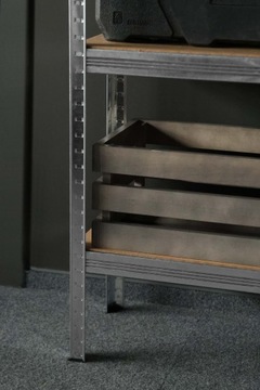 МЕТАЛЛИЧЕСКИЙ СТЕЛЛАЖ 5 ПОЛОК 180x90x30см гараж подвал склад оцинкованный