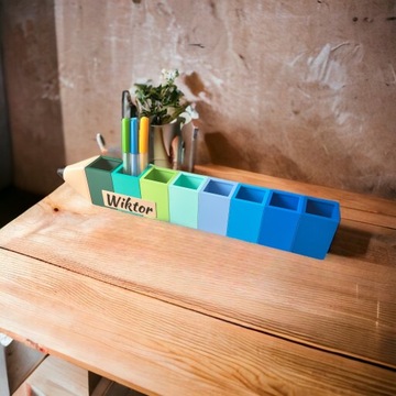 Сортировщик мелков Pastel 10 Настольный органайзер Подарок Подарок ребенку