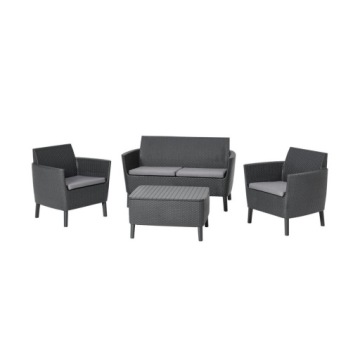 КЕТЕР САДОВЫЙ СТОЛИК С ЯЩИКОМ САЛЕМО ГРАФИТ