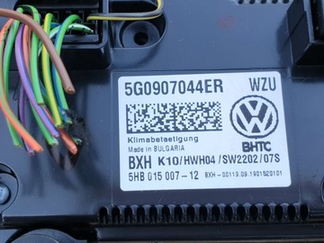 ПАНЕЛЬ КОНДИЦИОНЕРА ВОЗДУХА VW GOLF VII 5G0907044ER
