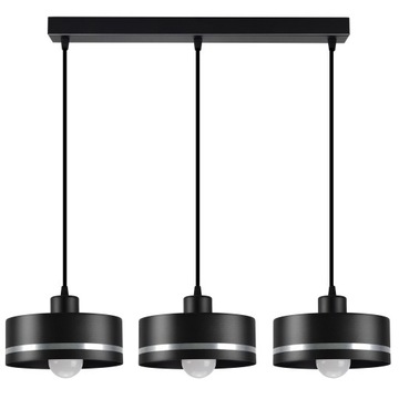 Metalowa Lampa Wisząca Sufitowa Żyrandol z Paskiem