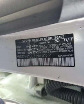 Mercedes CLA 2018 Mercedes-Benz CLA Auta z USA - Zapytaj o wiecej ofert 2.0 Benzyna 211KM, zdjęcie 7