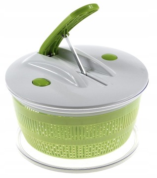 СУШИЛКА СУШИЛКА ДУРШЛАДЕР БОЛЬШАЯ ЦЕНТРИФУГА ДЛЯ САЛАТА С ТРАВАМИ БОЛЬШАЯ 4,5 Л