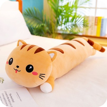 ДЛИННАЯ подушка КОТЕНОК МАСКОТ ПЛЮШЕВАЯ ИГРУШКА 70см
