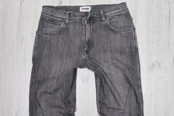 WRANGLER TEXAS JEANSY spodnie męskie szare PREMIUM 30/30 pas 76