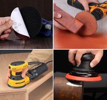 SANDING PAPER 125 диски на липучке для шлифовальной машины, набор 200 шт.