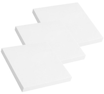 KOSTKA KARTECZKI BIAŁE SAMOPRZYLEPNE GŁADKIE 75x75 3 SZTUKI