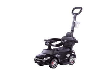 jeździk MERCEDES skóra GUMOWE KOŁA TABLICE skręt