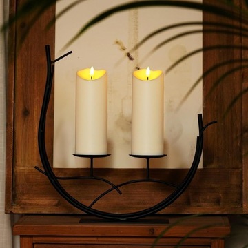 ŚWIECA ŚWIECZKA LED WKŁAD ZNICZ ELEKTRYCZNY NA BATERIE 2xAA BIAŁY XXL 17 CM