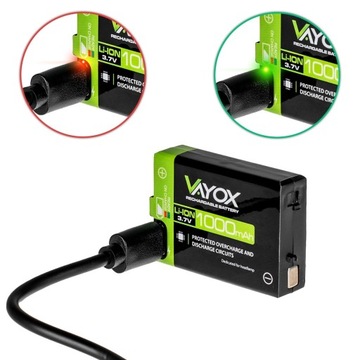 СВЕТОДИОДНАЯ ФАРА АККУМУЛЯТОРНАЯ ФАРА USB-C ЛЕГКАЯ ZOOM 800 лм PRO VAYOX