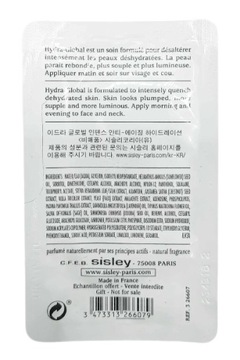 Sisley Hydra-Global silnie nawilżający żel krem przeciwzmarszczkowy 20ml