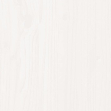 Каркас кровати, белый, массив сосны, 120х190 см, двуспальная