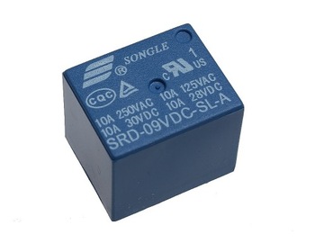 SRD-09VDC-SL-A SONGLE 5V Przekaźnik styk zwierny