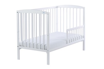 деревянная кровать с диваном 2в1 DREWEX BIANCO DELUX белый 120x60