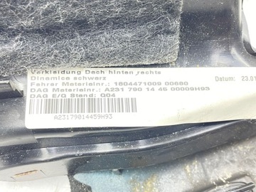 MERCEDES-BENZ SL AMG R231 2013 JINÉ DÍLY INTERIÉR VOZIDLA