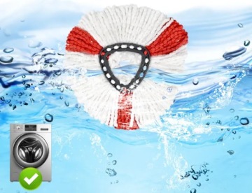 ПРЕМИУМ 5x O-Cedar EasyWring RinseClean Вставка для вращающейся швабры, 5 шт.