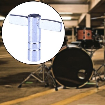 Klucz do strojenia bębna Klucz do bębna Łatwy w użyciu na imprezy i w kształcie litery T bez dziury