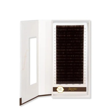 Rzęsy Secret Lashes Horizon Brown Mix C, 0.07, 7-14 mm