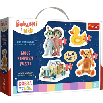 Puzzle Urocze Bobaski - Dobranoc, Trefliki na noc