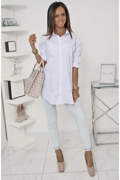 Повседневная рубашка EMMELINE OVERSIZE! WZ.6 С