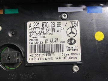 LAMPA POLSTROVÁNÍ MERCEDES TŘÍDA S W221