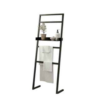STOJAK WIESZAK NA RĘCZNIKI PÓŁKA WOLNOSTOJĄCY DRABINKA LOFT 120 cm