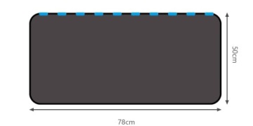 КОМПЛЕКТ МАГНИТНЫХ СОЛНЦЕЗАЩИТНЫХ КОВРИКОВ ДЛЯ ЗАДНИХ СТЕКЛА АВТОМОБИЛЯ