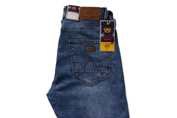 SPODNIE MĘSKIE JEANS (długie) W33 L36 PAS 88-90