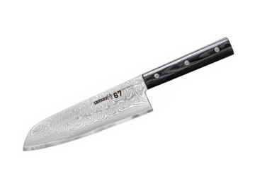 Samura DAMASCUS 67 SANTOKU (Santoku knife) CM.17,5