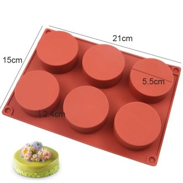 ФОРМА СИЛИКОНОВАЯ ДЛЯ МОНОПОРЦИОННЫХ КОЛЕС WHEEL CYLINDER 942