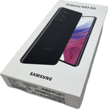 Samsung Galaxy A53 5G 6/128GB DS Black + ładowarka + szkło