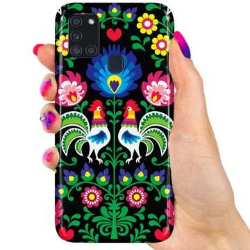 Etui LUDOWE WZORY do Samsung Galaxy A21s + Szkło