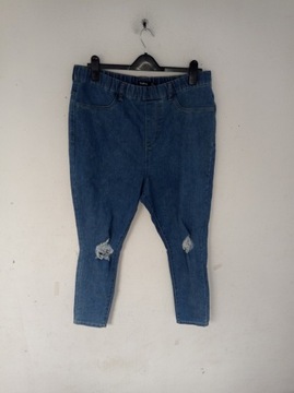 BOOHOO spodnie jeansowe z dziurami 46