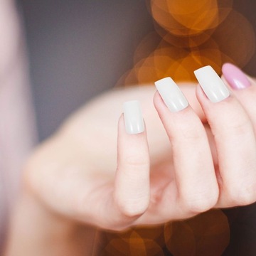 Короткие патчи для искусственных ногтей для детей, белые наклейки